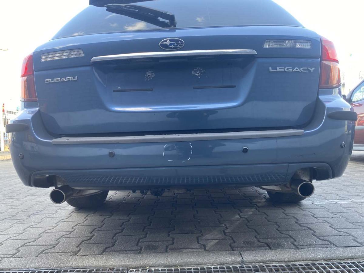 Subaru Legacy 4 original Sto&szlig;stange Stossf&auml;nger hinten 33A Atlantic Blue Kombi Bj.2005